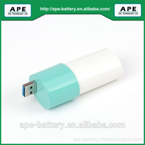 2014 portable retractable usb power bank 2600mAh